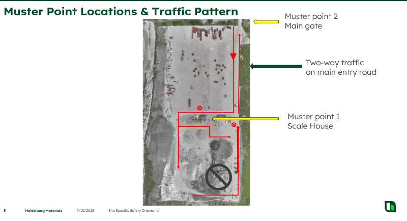 SE Depot Muster Point OLD MAP